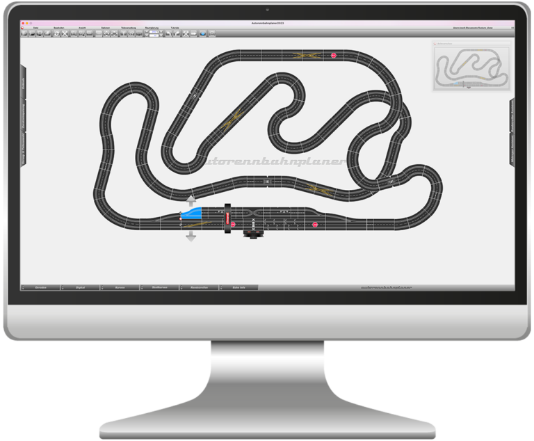 Autorennbahnplaner the ultimate Carrera track planner
