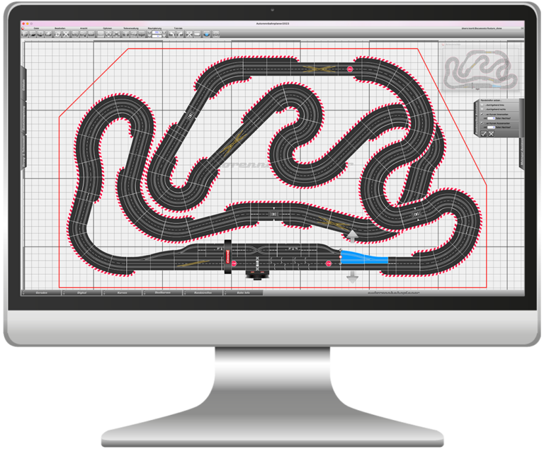 Autorennbahnplaner the ultimate Carrera track planner