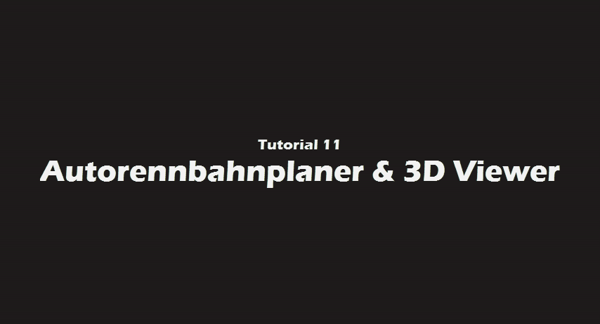 Race Track Planner & 3D Viewer